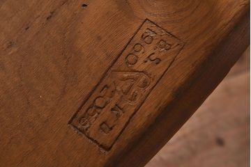ヴィンテージ家具　イギリスビンテージ　ERCOL(アーコール)　シンプルなデザインのチェア(ダイニングチェア、椅子)(1)