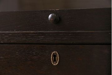 ヴィンテージ家具　イギリスビンテージ　引き出し付き!珍しいデザインのスタッキングブックケース(本棚、本箱、キャビネット)