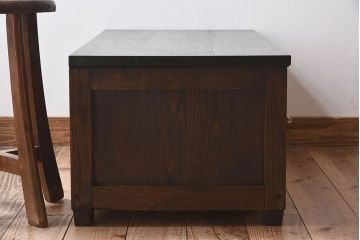 アンティーク家具　和モダン 栗材・栓材製 和製アンティークのローボード