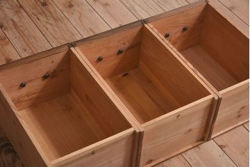 アンティーク家具　和モダン 栗材・栓材製 和製アンティークのローボード