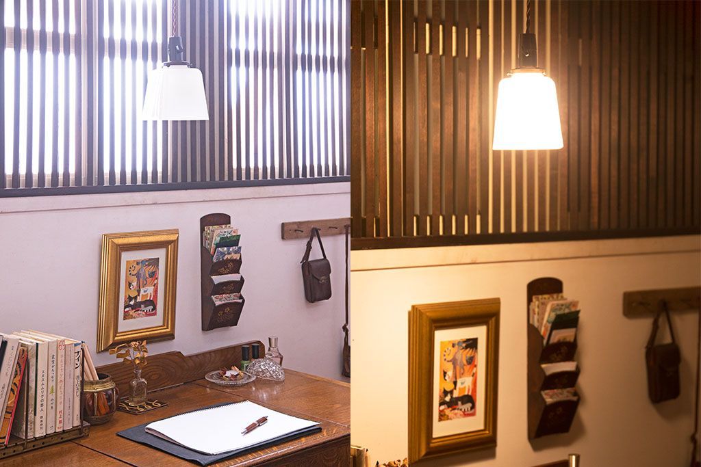 和製アンティーク　レトロな味わいの天井照明(3)