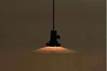 和製アンティーク　レトロな味わいの天井照明(電笠照明)(2)