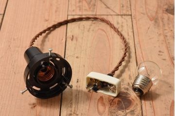 和製アンティーク　レトロな味わいの天井照明(電笠照明)(2)