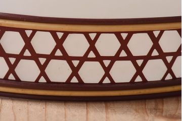 昭和レトロ　和製アンティーク　雅なデザインが味わい深い天井照明