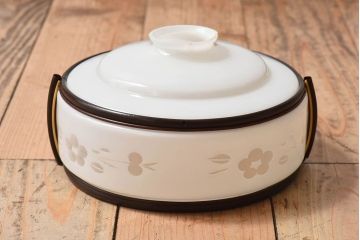 昭和レトロ　和製アンティーク　花切子の愛らしい天井照明