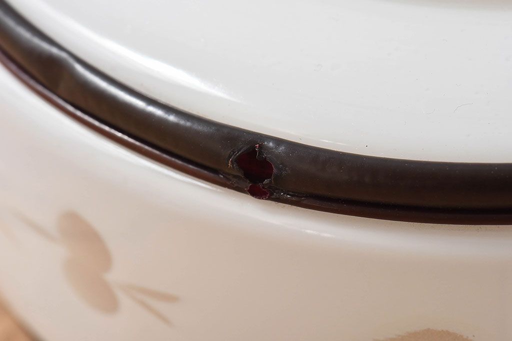 昭和レトロ　和製アンティーク　花切子の愛らしい天井照明