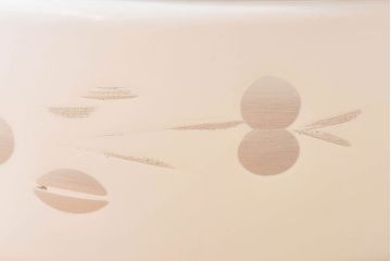 昭和レトロ　和製アンティーク　花切子の愛らしい天井照明