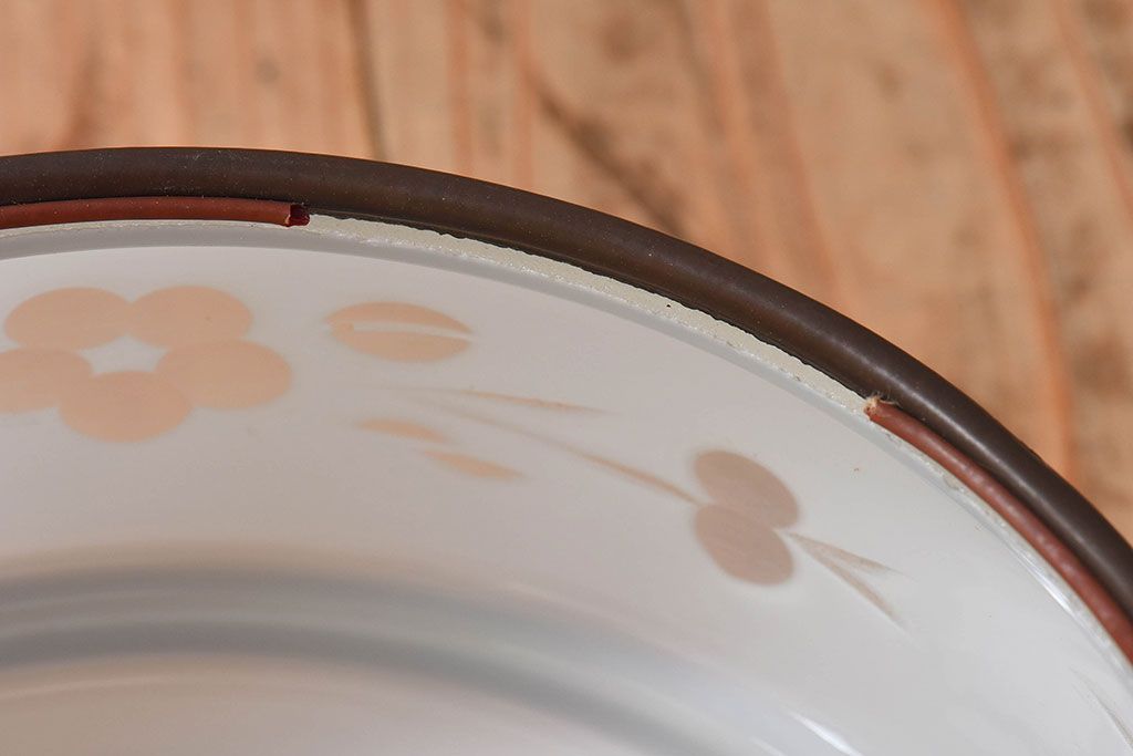 昭和レトロ　和製アンティーク　花切子の愛らしい天井照明