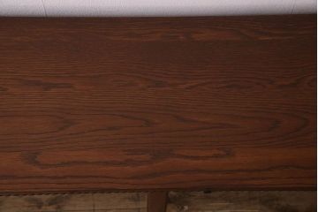 アンティーク家具　大正ロマン　前面の飾りが素敵な収納棚(戸棚、ガラスケース、ショーケース)(2)