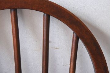 ヴィンテージ家具　イギリスビンテージ　ERCOL(アーコール)　楡材　フープバックチェア(ダイニングチェア、椅子)(1)