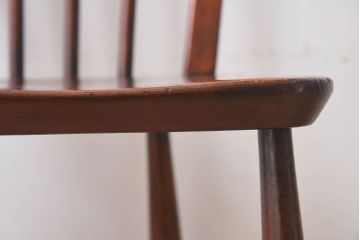 ヴィンテージ家具　イギリスビンテージ　ERCOL(アーコール)　楡材　フープバックチェア(ダイニングチェア、椅子)(1)
