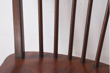 ヴィンテージ家具　イギリスビンテージ　ERCOL(アーコール)　楡材　フープバックチェア(ダイニングチェア、椅子)(2)