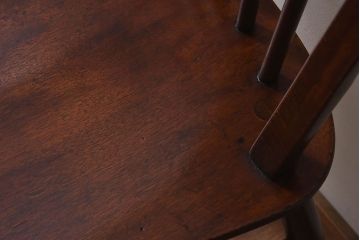 ヴィンテージ家具　イギリスビンテージ　ERCOL(アーコール)　楡材　フープバックチェア(ダイニングチェア、椅子)(2)