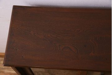 レトロ家具　和製アンティーク　レトロな雰囲気が魅力的な小振りな本箱(収納棚、ブックケース)