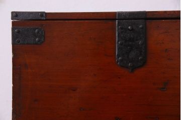 アンティーク雑貨　古民具・骨董　春慶塗り　和の趣溢れる硯箱(小引き出し、小箱、小物入れ)