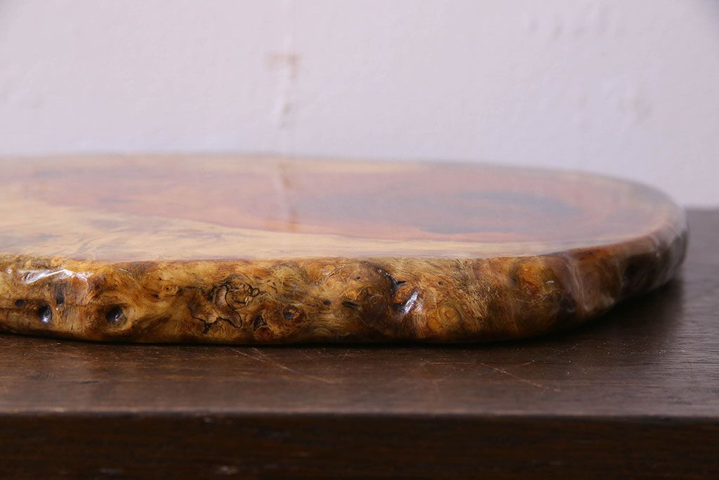 アンティーク雑貨　古民具・骨董　ビンテージ　花梨材製の花台(飾り台、カリン材)