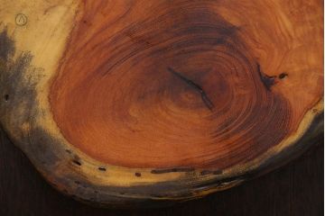 アンティーク雑貨　古民具・骨董　ビンテージ　花梨材製の花台(飾り台、カリン材)