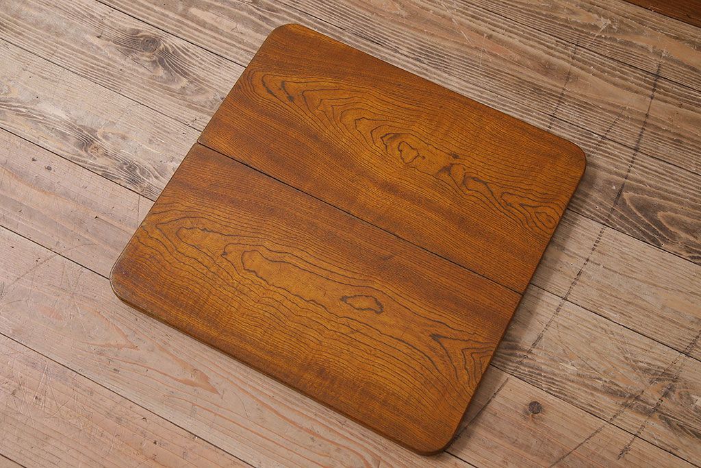 アンティーク雑貨　和製アンティーク　栓材　折りたたみ板(花台)