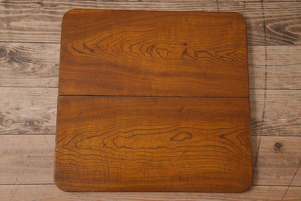 アンティーク雑貨　和製アンティーク　栓材　折りたたみ板(花台)