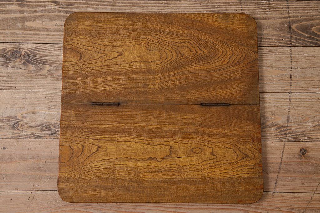 アンティーク雑貨　和製アンティーク　栓材　折りたたみ板(花台)