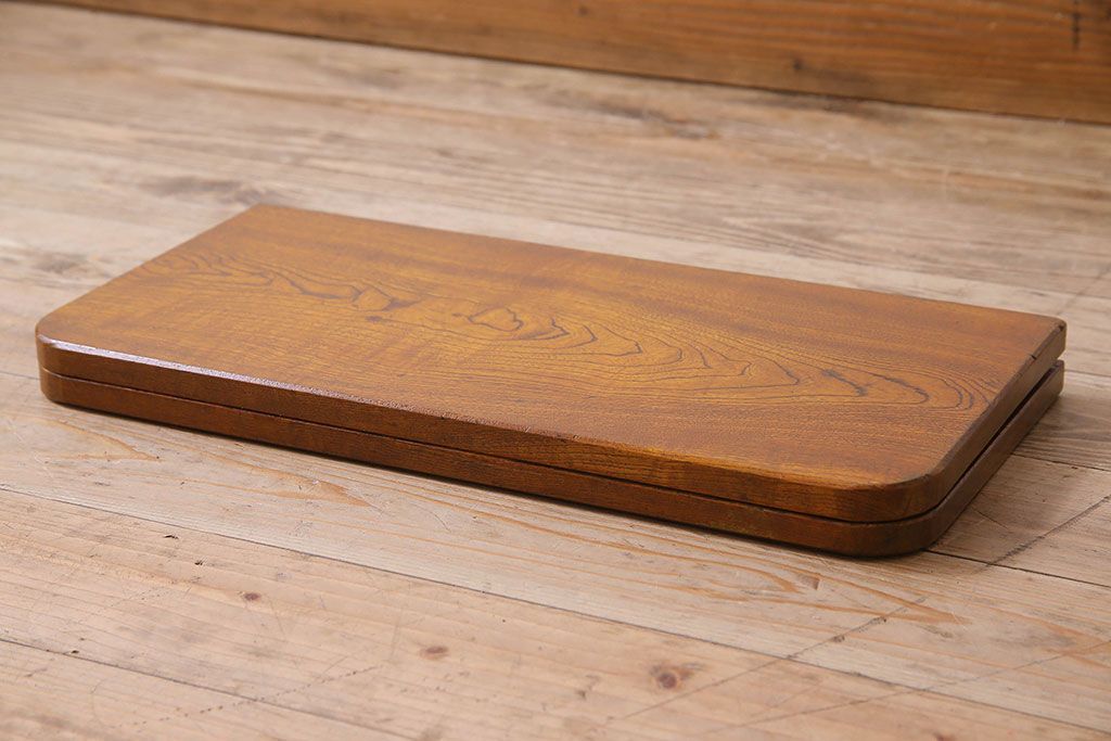 アンティーク雑貨　和製アンティーク　栓材　折りたたみ板(花台)