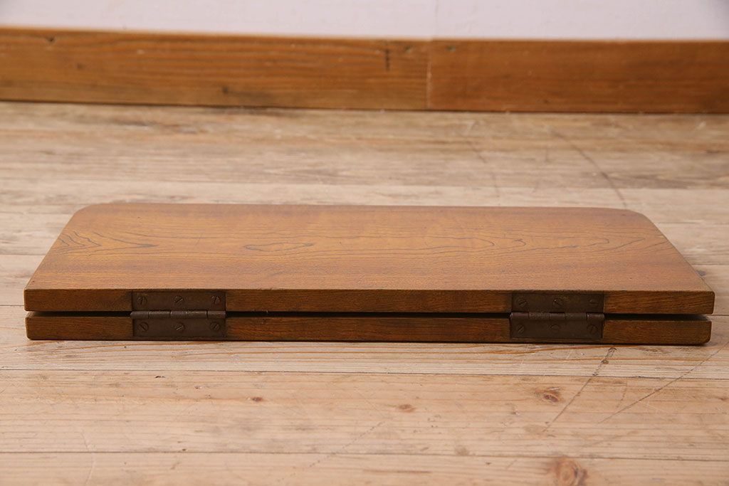 アンティーク雑貨　和製アンティーク　栓材　折りたたみ板(花台)