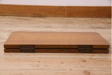 アンティーク雑貨　和製アンティーク　栓材　折りたたみ板(花台)