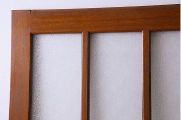 昭和レトロ　特大　教会で使われていたガラス引き戸(ガラス戸)2枚セット(1)