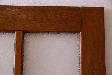 昭和レトロ　特大　教会で使われていたガラス引き戸(ガラス戸)2枚セット(1)