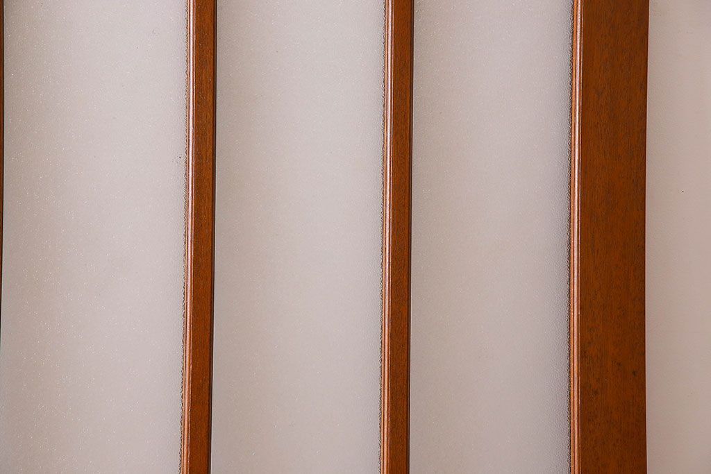 昭和レトロ　特大　教会で使われていたガラス引き戸(ガラス戸)2枚セット(1)