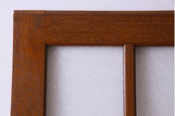 昭和レトロ　特大　教会で使われていたガラス引き戸(ガラス戸)2枚セット(1)