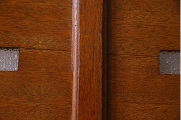 昭和レトロ　特大　教会で使われていたガラス引き戸(ガラス戸)2枚セット(1)