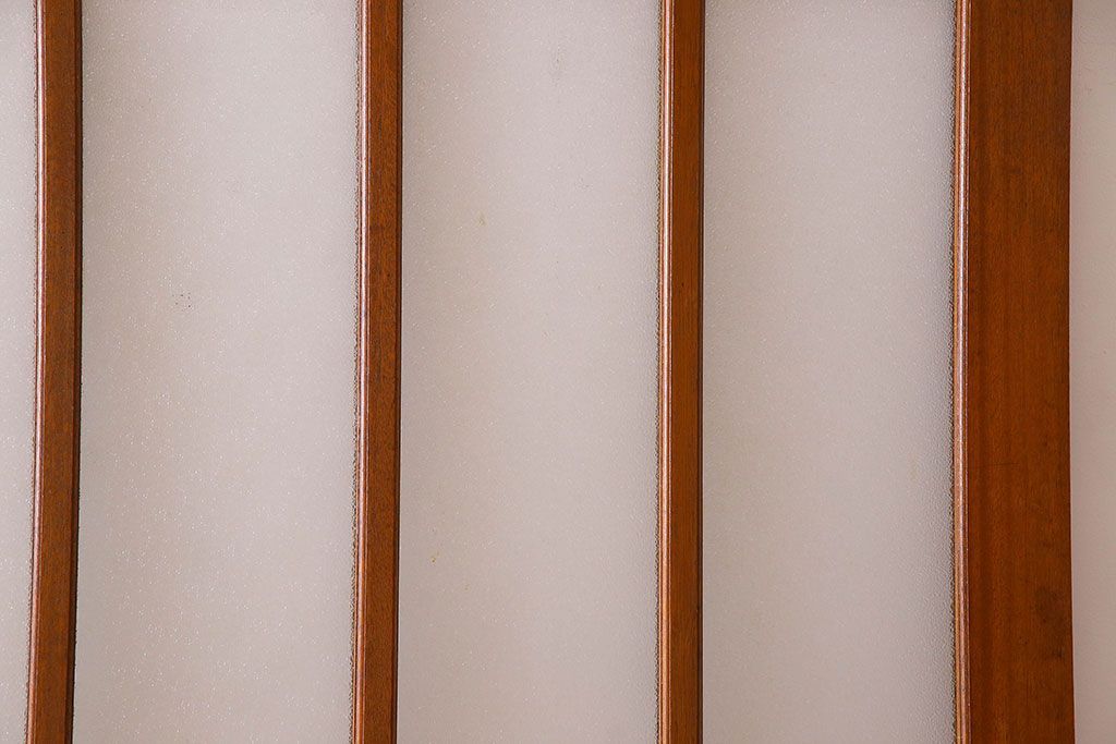 昭和レトロ　特大　教会で使われていたガラス引き戸(ガラス戸)2枚セット(2)