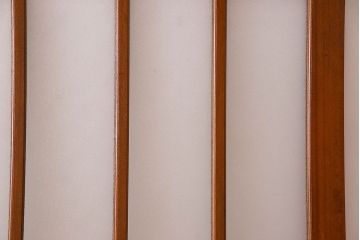 昭和レトロ　特大　教会で使われていたガラス引き戸(ガラス戸)2枚セット(2)