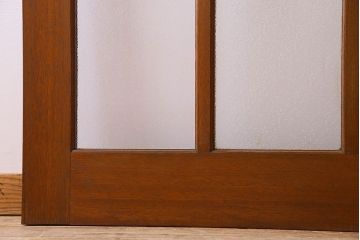 昭和レトロ　特大　教会で使われていたガラス引き戸(ガラス戸)2枚セット(2)