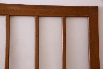 昭和レトロ　特大　教会で使われていたガラス引き戸(ガラス戸)2枚セット(2)