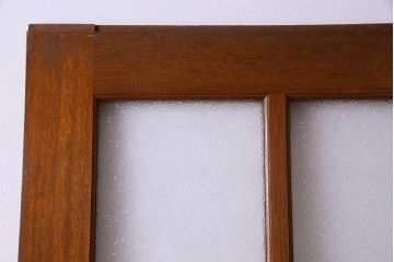 昭和レトロ　特大　教会で使われていたガラス引き戸(ガラス戸)2枚セット(2)