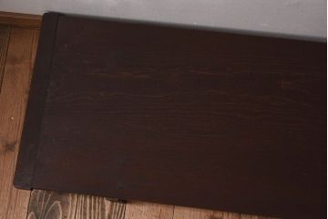 アンティーク雑貨　和製アンティーク　樅の木一枚板　和の趣溢れる裁ち板(文机、ローテーブル)