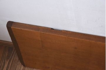 アンティーク家具　和製アンティーク　栃の木材　天板一枚板の裁ち板