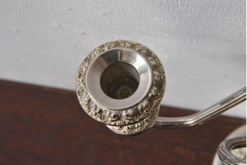 アンティーク雑貨　イギリスアンティーク　IANTHE社製　お洒落なキャンドルスタンド(ろうそく立て)