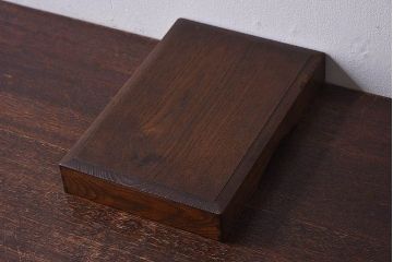 アンティーク雑貨　和製アンティーク　古い桑材の小物収納箱(木箱、小箱)