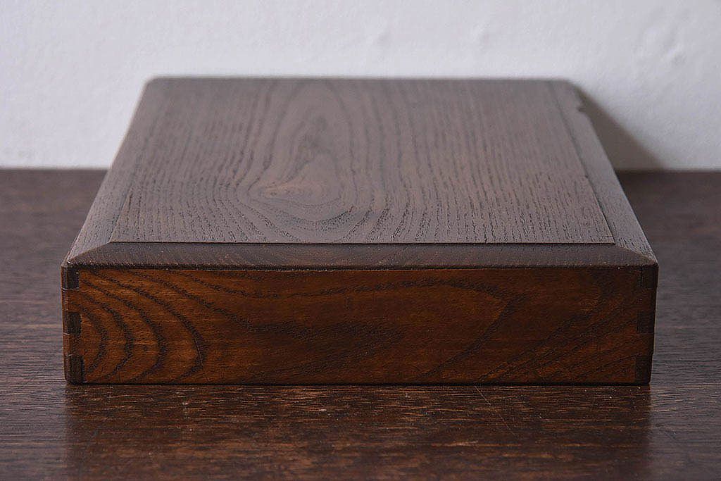 アンティーク雑貨　和製アンティーク　古い桑材の小物収納箱(木箱、小箱)