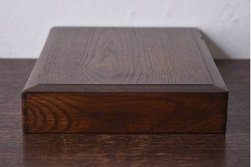 アンティーク雑貨　和製アンティーク　古い桑材の小物収納箱(木箱、小箱)