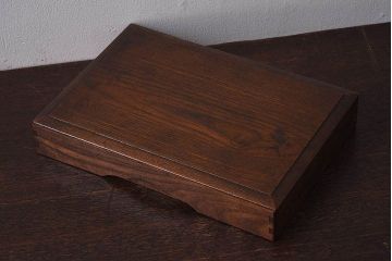 アンティーク雑貨　和製アンティーク　古い桑材の小物収納箱(木箱、小箱)