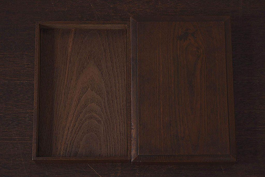 アンティーク雑貨　和製アンティーク　古い桑材の小物収納箱(木箱、小箱)