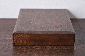 アンティーク雑貨　和製アンティーク　古い桑材の小物収納箱(木箱、小箱)