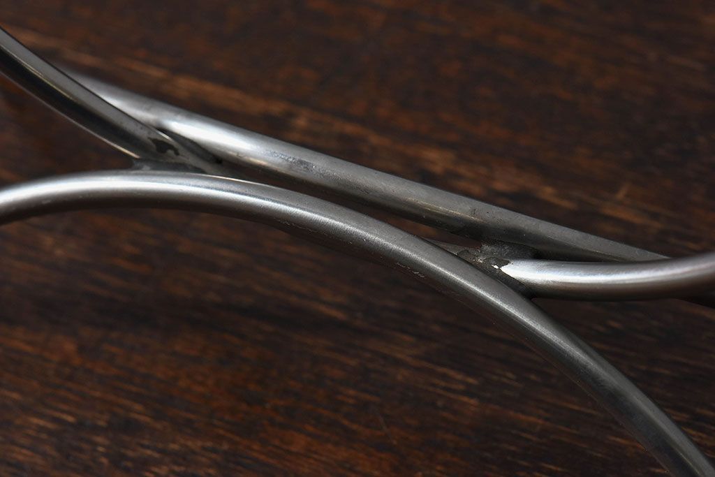 アンティーク雑貨　ビンテージ　デンマーク製　ろうそく2本付き!キャンドルホルダー(キャンドルホルダー、ろうそく入れ)