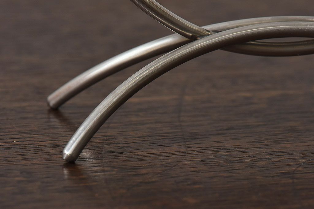 アンティーク雑貨　ビンテージ　デンマーク製　ろうそく2本付き!キャンドルホルダー(キャンドルホルダー、ろうそく入れ)