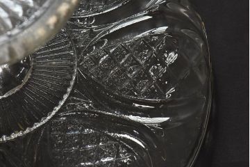 アンティーク雑貨　イギリスビンテージ　美しい模様が素敵なケーキスタンド(1)