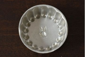 アンティーク雑貨　古い質感が味のあるフランスアンティークのケーキ型(植木鉢)